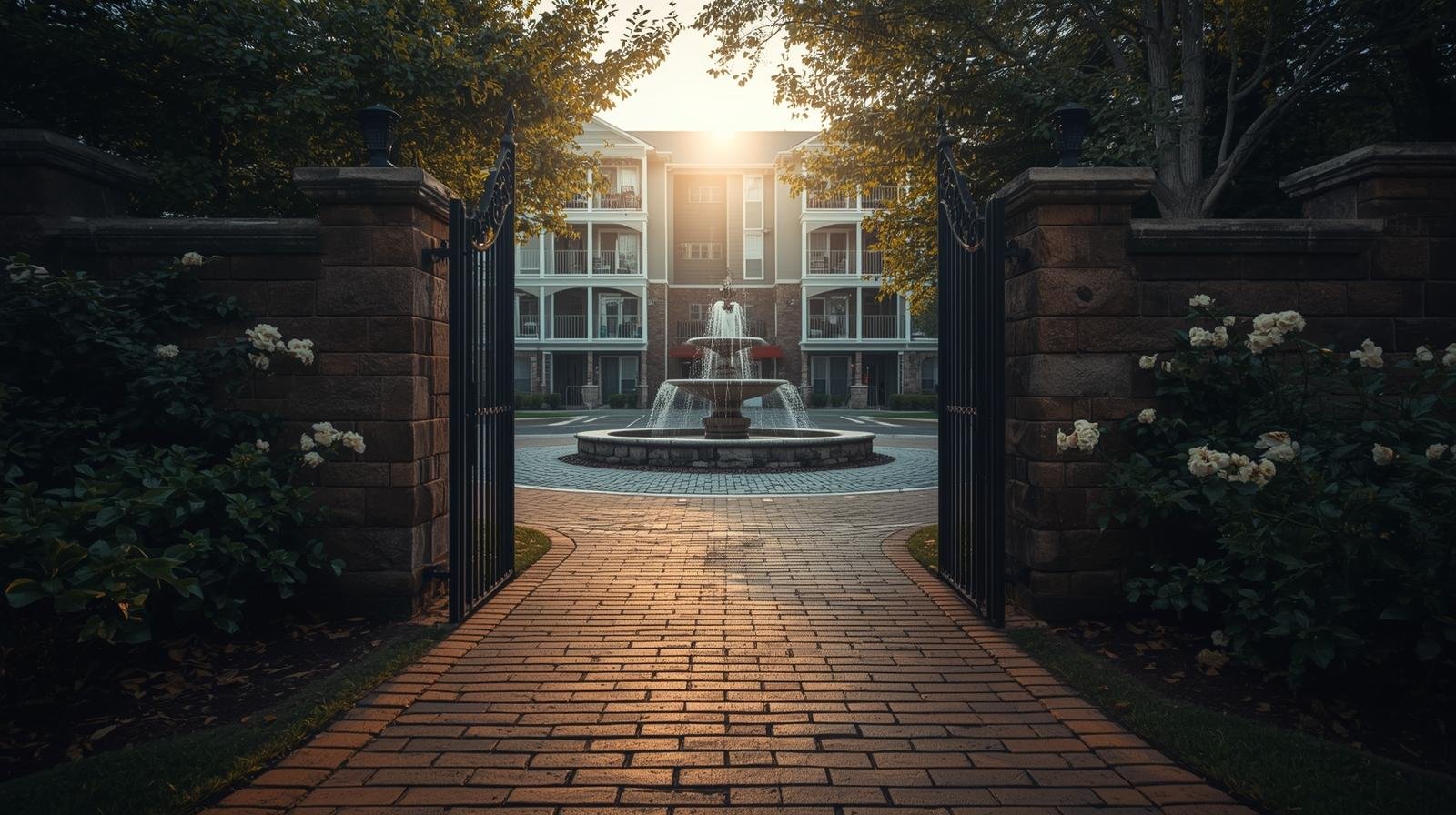 clarity commons gate into our property supporting residents who need it